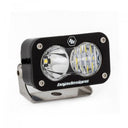 Baja Designs S2 Pro Driving Combo Pattern LED Work Light - Clear with black housing and stainless steel adjustable mounting bracket