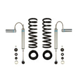 Bilstein B8 5162 Series 14-17 Dodge Ram 2500 Front Suspension Leveling Kit with remote reservoir monotube shocks and coil springs