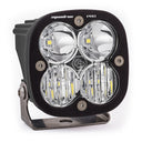 Baja Designs Squadron Pro Driving/Combo Pattern Black LED Light Pod - Clear with quad reflectors and heavy-duty adjustable steel bracket
