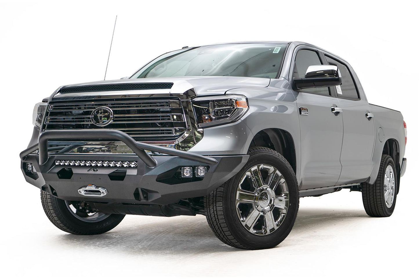 Fab Fours Matrix Series Front Bumper TT16-X3652-1 forToyota Tacoma 2016-2023 with winch-ready mount and 30-inch light bar slot