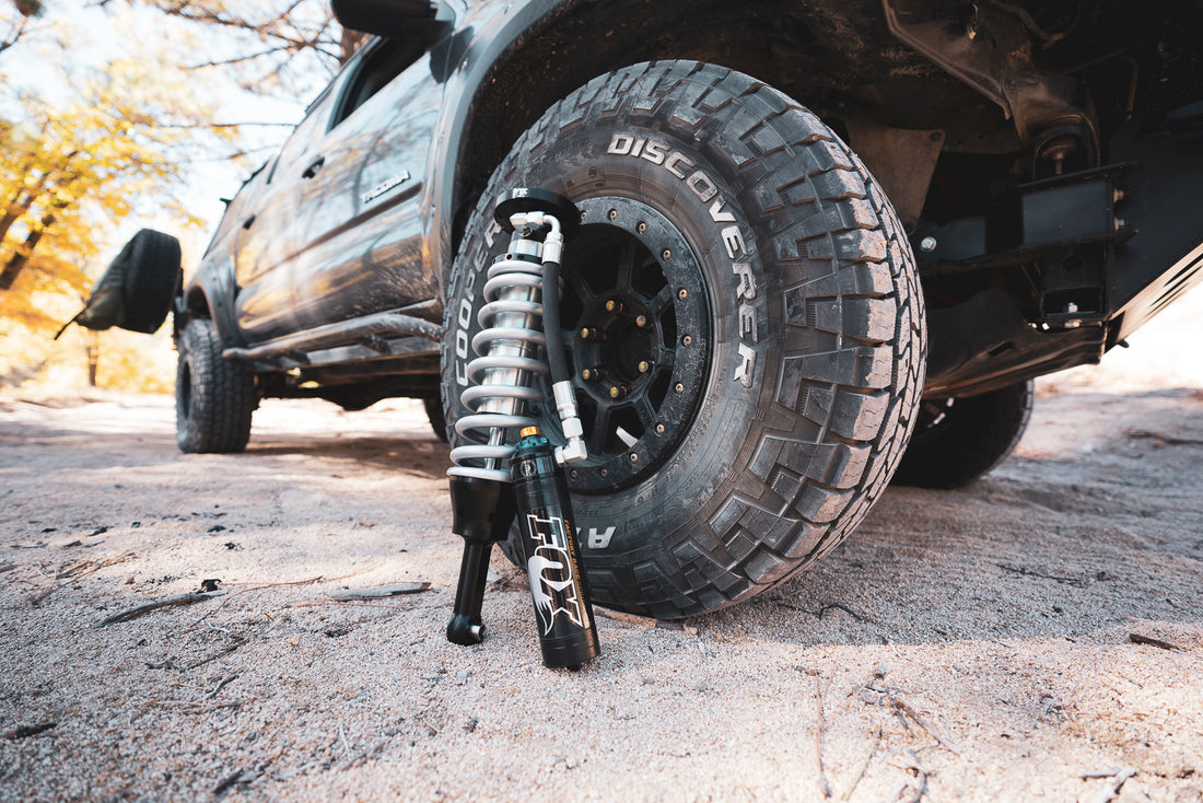 Fox Factory Race Series 2.5 Coil-Over Reservoir Shock (Pair) - Adjustable - 880-06-418 on 2021 Toyota Tacoma off-road suspension system