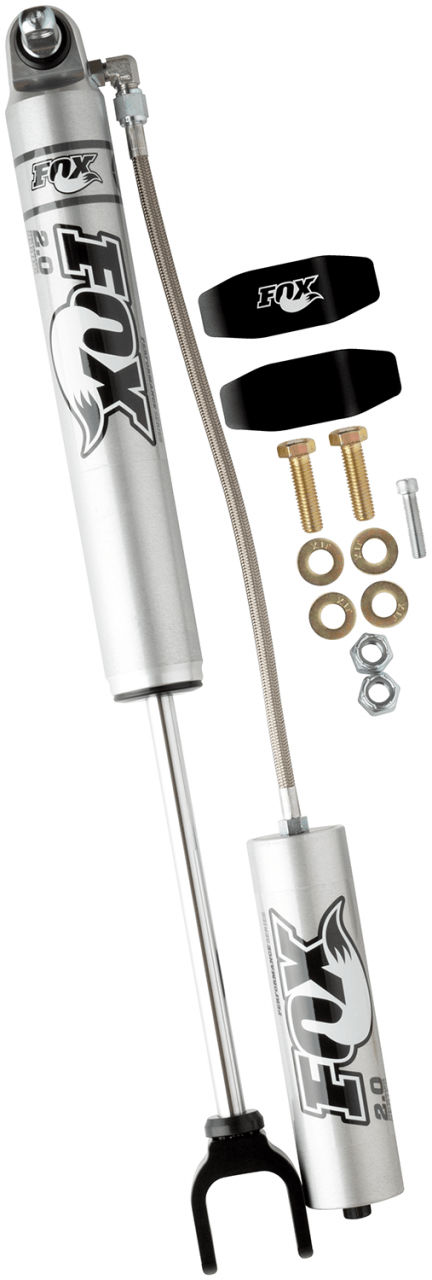 Fox Performance Series 2.0 Smooth Body Reservoir Shock - 980-24-968 heavy-duty suspension for 2005+ Toyota Tacoma trucks with mounting hardware