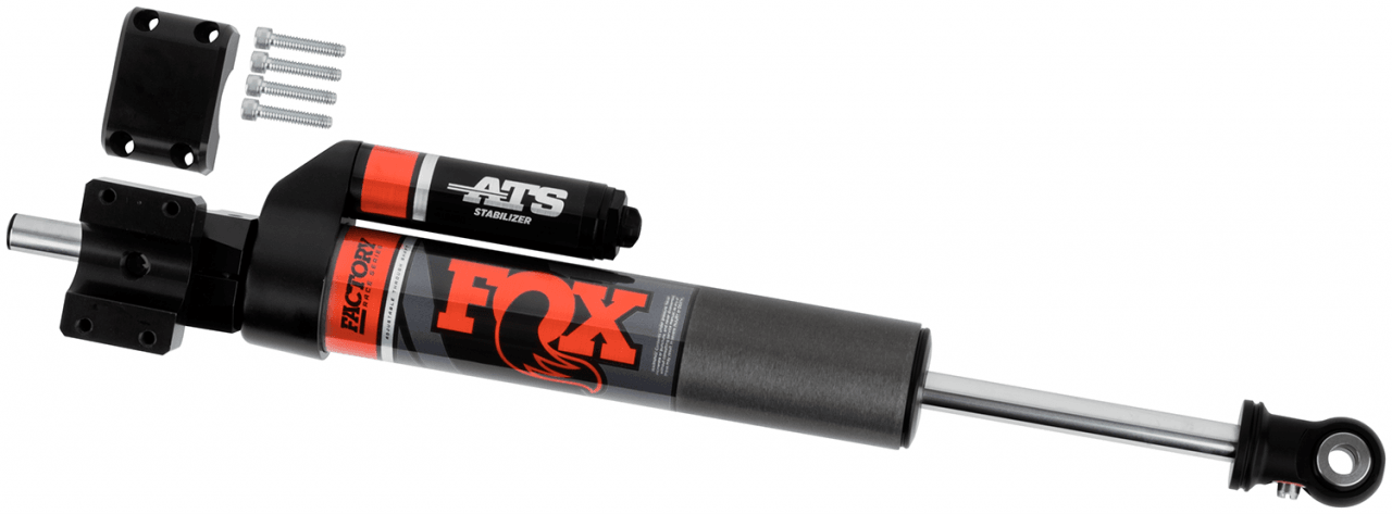 Fox Factory Race Series 2.0 Ats Stabilizer - 983-02-143 heavy-duty steering stabilizer for 2005+ Toyota Tacoma trucks