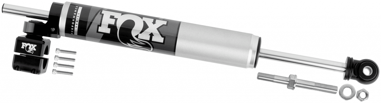 Fox Performance Series 2.0 Ts Stabilizer - 985-02-128 heavy-duty steering stabilizer for lifted trucks by Fox