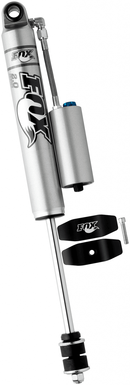 Fox Performance Series 2.0 Smooth Body Reservoir Shock - Adjustable - 985-26-123 with external reservoir and mounting hardware for off-road suspension