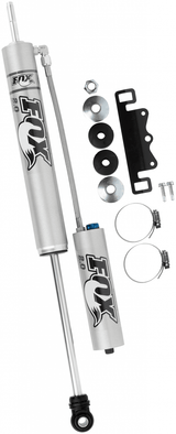 Fox Performance Series 2.0 Smooth Body Reservoir Shock - Adjustable - 985-26-133 with external reservoir, mounting hardware, and stainless steel braided line