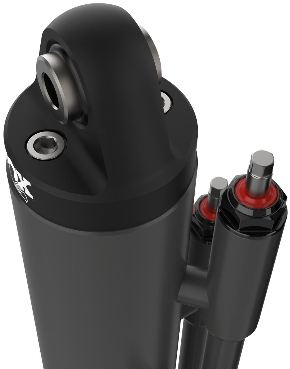 Fox Factory Race 3.0 X 14 External Bypass (4 Tube) Remote Shock (Right) - 981-30-418-R high-performance adjustable off-road suspension component by Fox