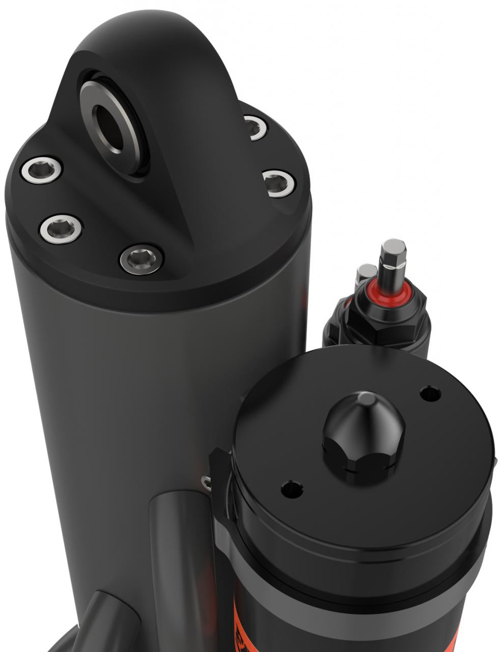 Fox Factory Race 4.4 X 14 External Bypass (4 Tube) Piggyback Shock (Right) - 981-44-401-R heavy-duty adjustable off-road suspension component