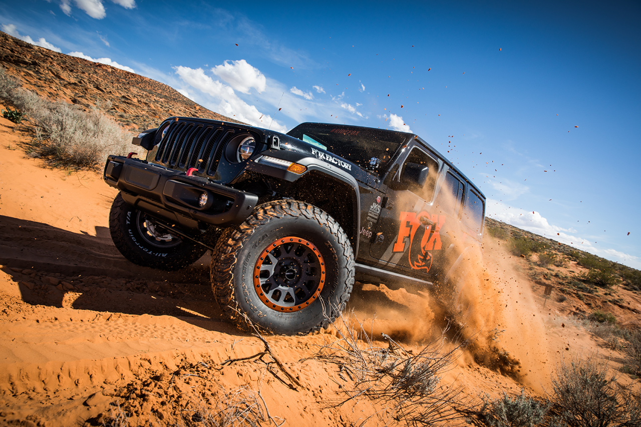 Fox Factory Race Series 2.0 Bump Stop Ifp (Pair) - 883-02-168 on 2020 Jeep JL off-road with high-performance suspension parts