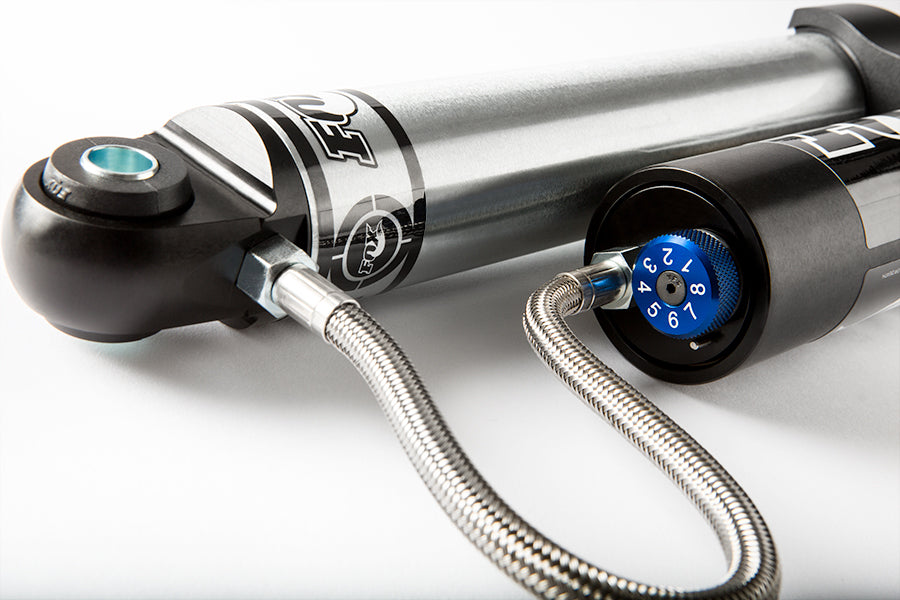 Fox Performance Series 2.0 Smooth Body Reservoir Shock - Adjustable - 980-26-959 with aluminum body and braided hose for 2020 off-road suspension