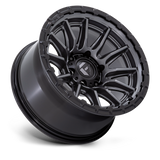 Fuel 1PC FC866 Piston- 17X9 -01mm - Matte Gun Metal Gloss Black Lip cast aluminum 6x139.7 bolt pattern wheel