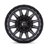 Fuel 1PC FC866 Piston- 17X9 -01mm - Matte Gun Metal Gloss Black Lip cast aluminum off-road wheel 6x139.7 bolt pattern
