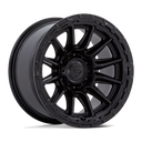 Fuel 1PC FC866 Piston- 17X9 01mm - Blackout Gloss Black Lip off-road 6x139.7 bolt pattern cast aluminum wheel