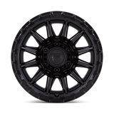 Fuel 1PC FC866 Piston- 17X9 01mm - Blackout Gloss Black Lip cast aluminum off-road wheel 6x139.7 bolt pattern