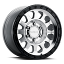 Method Wheels Method MR315 17x8.5 0mm Offset 6x5.5 106.25mm CB Machined Wheel with gloss black lip for off-road Tacoma trucks