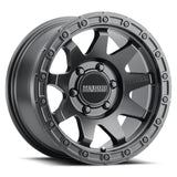 Method MR317 17x9 -12mm Offset 6x5.5 106.25mm CB Matte Black Wheel by Method Wheels, heavy-duty cast aluminum off-road design
