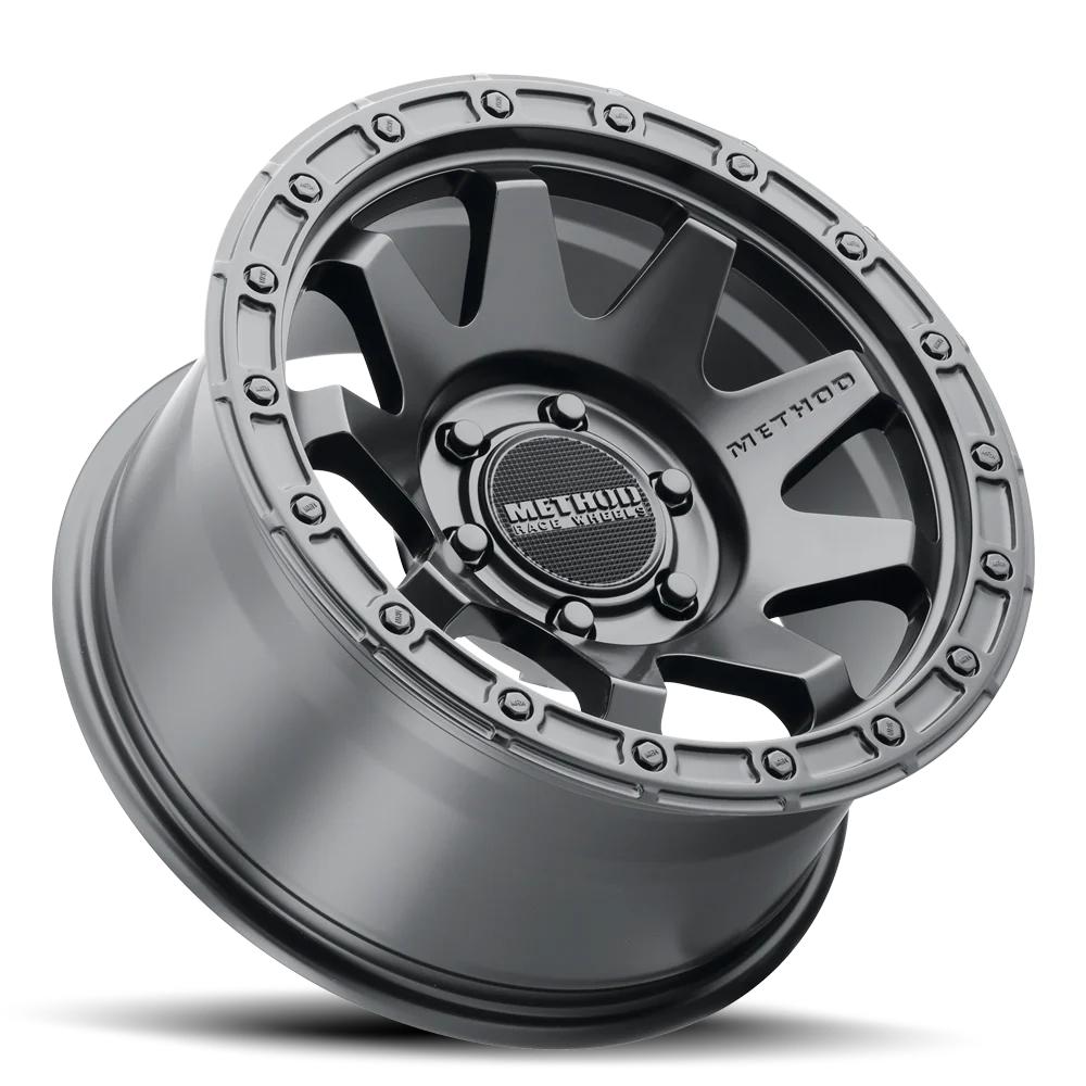 Method MR317 17x9 -12mm Offset 6x5.5 106.25mm CB Matte Black Wheel by Method Wheels heavy-duty cast aluminum off-road design