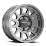 Method MR703 17x9 / -12mm Offset / 106.25mm Bore / 6x5.5 BP / 4.8in BS - Gloss Titanium Wheel by Method Wheels with bead grip technology