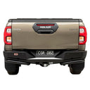 ARB Rear Bar Lower Tub Kit 5714010 for Hilux SR5/Rogue (22-ON) with heavy-duty rear bumper protection and integrated tow points