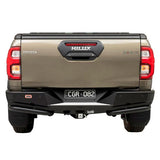 ARB Summit MKII Rear Bar 5614010 for 2020 Toyota Hilux SR5/Rogue with OE Towbar, heavy-duty rear bumper protection