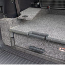 ARB Modular Roller Drawer 960X450X105mm Rollerfloor 1045x530x190mm installed in rear cargo area with textured finish
