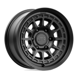 KMC KM719 CanYON 17x8.5 6x5.5 0mm - Satin Black cast aluminum wheel for 4x4 and off-road durability