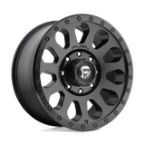 Fuel 1PC D579 Vector- 17X9 -12mm - Matte Black cast aluminum off-road wheel with 6x139.7 bolt pattern for 4x4 trucks
