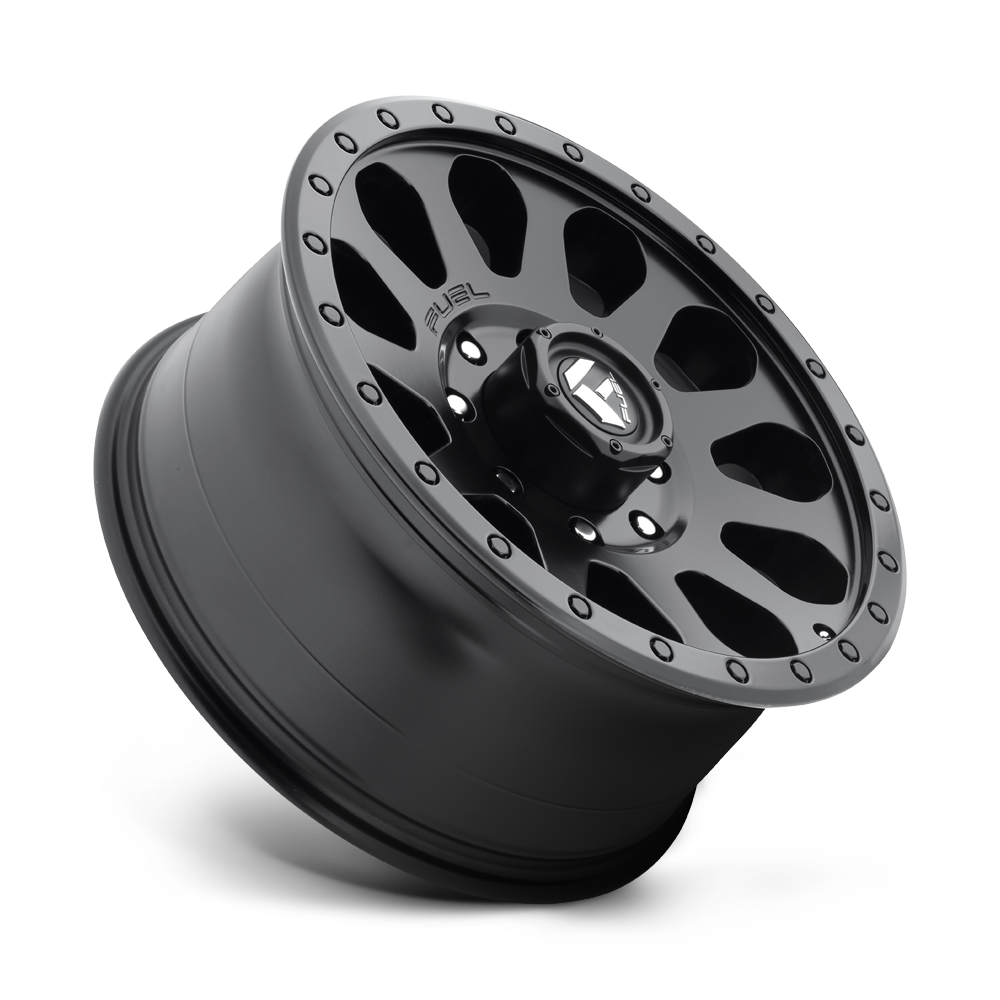 Fuel 1PC D579 Vector- 17X9 -01mm - Matte Black cast aluminum wheel 6x139.7 bolt pattern for off-road 4x4 trucks