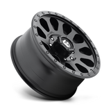 Fuel 1PC D579 Vector- 17X9 -01mm - Matte Black cast aluminum wheel 6x139.7 bolt pattern for off-road 4x4 trucks