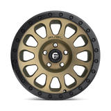 Fuel 1PC D600 Vector- 17X9 -12mm - Matte Bronze Black Bead Ring cast aluminum wheel 6x139.7 bolt pattern off-road 4x4 trucks