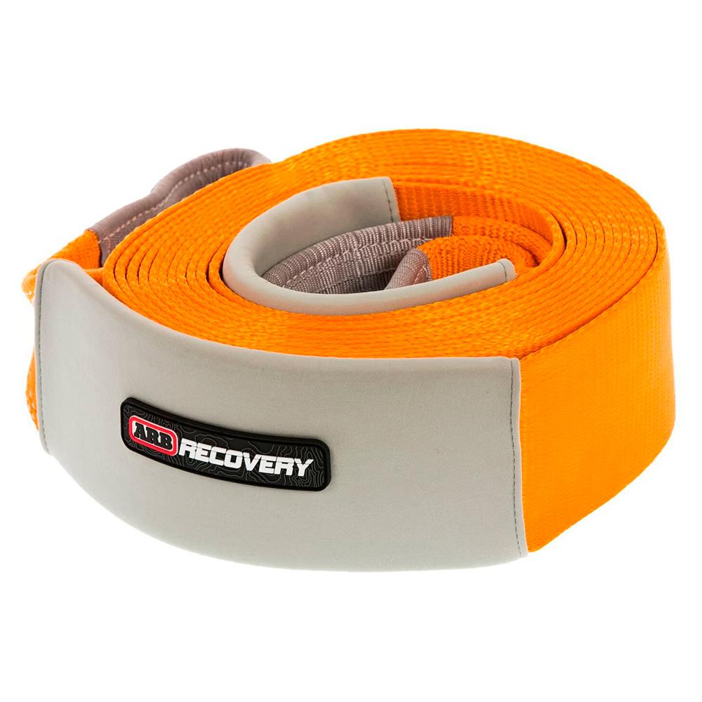 An ARB snatch strap for vehicle recovery.