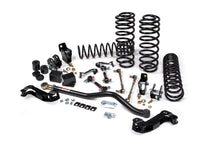 Load image into Gallery viewer, A JKS suspension system kit for a Jeep Wrangler JL (18-ON) 4 Door with offroad articulation and springs.