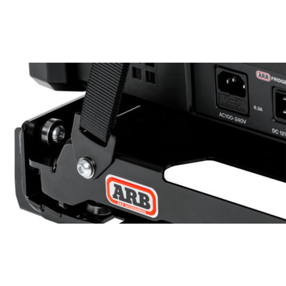 The ARB Portable Fridge/Freezer Tie Down Kit for ZERO Fridge Freezers 10900046 by ARB is equipped with stainless-steel mount brackets and a secure tie down system for added convenience and safety.