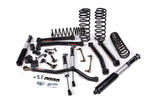 A JKS 3.5 Inch Jeep Wrangler JL (18-ON) - DIESEL 4 Door J-Konnect Lift Kit for a jeep with control arms and springs.