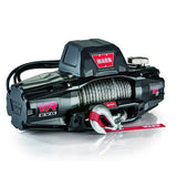 A Warn VR-EVO10S Winch with Synthetic Rope - 103253 and an Albright contactor.