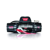 A Warn VR-EVO10S Winch with Synthetic Rope - 103253, controlled by an Albright contactor.