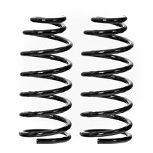 Load image into Gallery viewer, A pair of Old Man Emu ARB Rear Coil Springs 2898 for Toyota 4Runner, FJ Cruiser, Prado 150 Series (LWB MODELS) with easy installation on a white background.