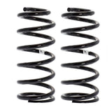 Two Old Man Emu Rear Coil Springs 2896 for Prado150 Series, FJ Cruiser, 4Runner - Constant Load 440 lbs. on a white background, offering easy installation for optimizing ride height.