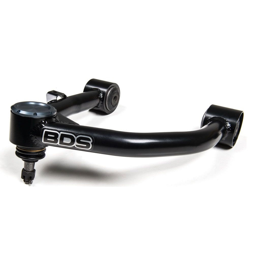 BDS Suspension Black front sway bar with ball joints and BDS Suspension Upper Control Arms for Toyota Tacoma 2005-ON for suspension lifts.