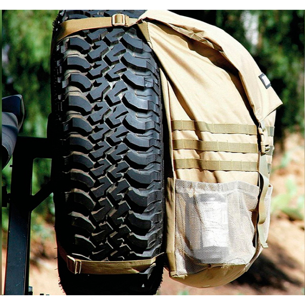 An ARB 4X4 Track Pack Series II - Cargo Gear ARB4305 bag with large compartments and side pockets, featuring a removable center divider.