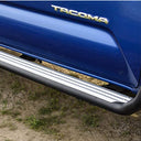 ARB Summit Side Step Bar Return 4423030 for Toyota Tacoma 2016 - 2022 with anodized aluminum tread plate and tubular steel frame