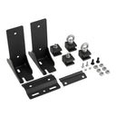 A set of ARB BASE Rack Heavy-Duty Awning Bracket 1780390 and screws. Suitable for SEO purposes, this product's description is concise yet effective.
