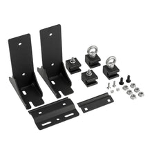 Load image into Gallery viewer, A set of ARB BASE Rack Heavy-Duty Awning Bracket 1780390 and screws. Suitable for SEO purposes, this product&#39;s description is concise yet effective.