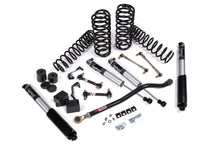 Load image into Gallery viewer, The JKS suspension kit for a Jeep Wrangler JL (18-ON) 4 Door J-Venture Lift Kit features dual rate coil springs and gas shocks. Includes an installation guide.