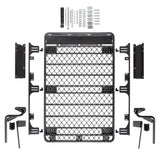 Alloy Flat Roof Rack  70” x 44” with Mesh Floor for Jeep Wrangler JL 2018-2019 ARB 4913020MKJL