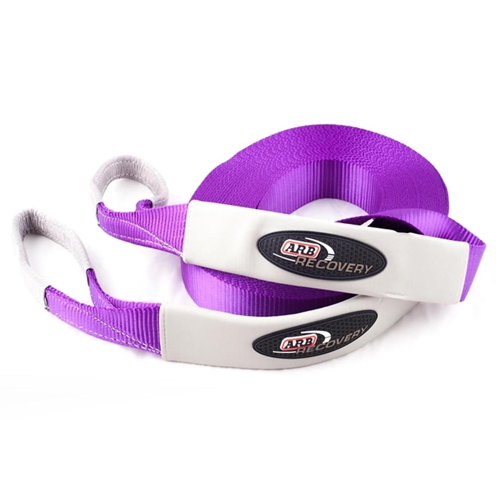 Two ARB Winch Extension Straps ARB725LB on a white background, designed for winch extension or recovery purposes.