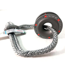 Load image into Gallery viewer, A Factor 55 Rope Retention Pulley Snatch Block 00260 with a ring attached to it, suitable for use with a winch.