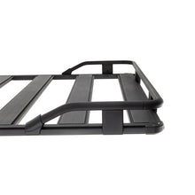 Load image into Gallery viewer, A black roof rack with the ARB Base Rack Guard Rail ARB 1780020 on a white background.