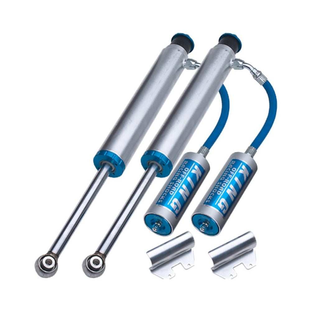 King Shocks Rear 2.5 Remote Reservoir Shocks (PAIR) for Toyota Tundra 2007-2021 heavy-duty suspension upgrade