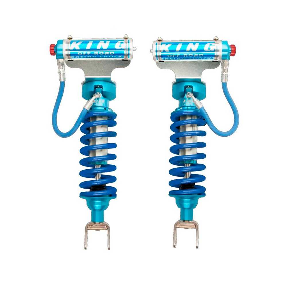 King Shocks Front 2.5 Remote Reservoir Coilover w/Adjuster (PAIR) for RAM 1500 09-18 (4WD)